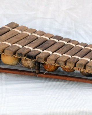 Bobo diatonic balafon instrument 12 keys