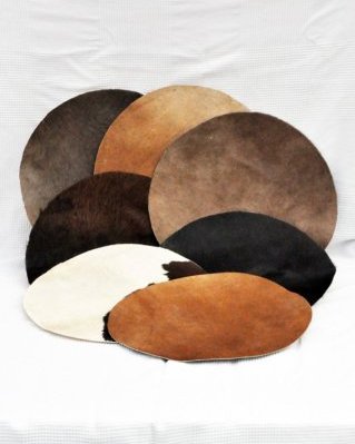 Thin djembe cow / calf skin with hair M