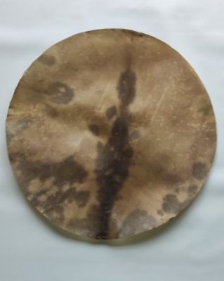 Shaved very thick djembe deer skin XL