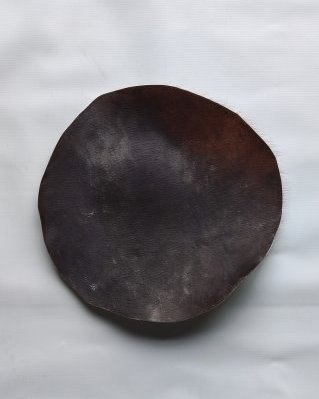 Very thick drum steer / bull / buffalo skin with hair S
