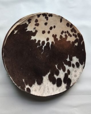 Semi thick drum cow / steer skin with hair L
