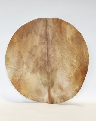 Shaved semi-thick djembe deer skin L