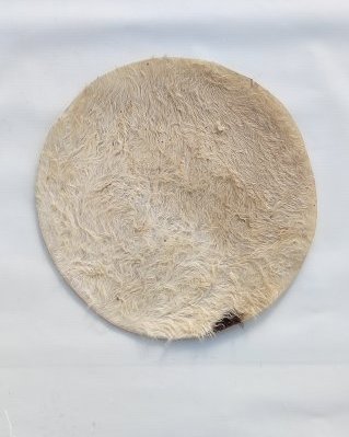Semi-thick djembe mule skin with hair M