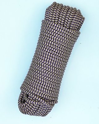 Djembe PES rope 5 mm Herringbone Violet / beige 20 m