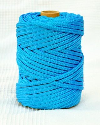 PA hollow djembe drum rope 6 mm Blue 60 m