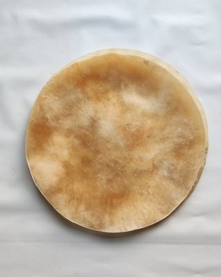 Very very thick drum steer / bull / buffalo skin without hair M