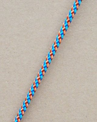 Djembe PES rope 5 mm Diagonale Blue / copper 100 m