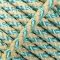 Djembe PES rope 5 mm Spiral Pastel blue / beige 20 m