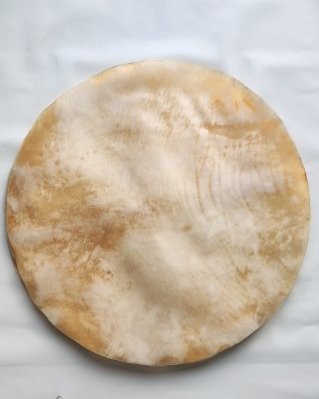 Thick drum cow / steer skin without hair XL