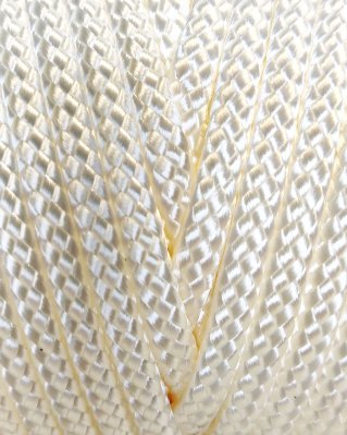 PA hollow djembe drum rope 5 mm White 105 m