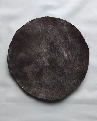 Very thick drum steer / bull / buffalo skin with hair M