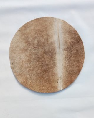 Semi-thick djembe mule skin with hair M