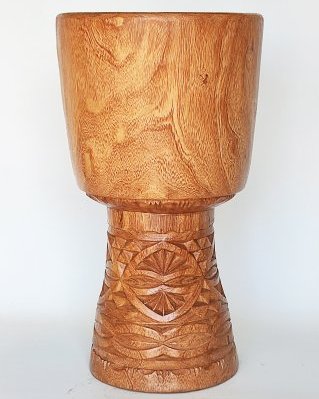Premium Guinea djembe shell 6419