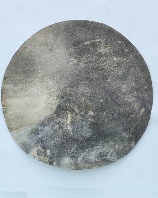 Shaved thick djembe deer skin L