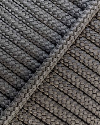 PES hollow djembe drum rope 6 mm Grey 100 m