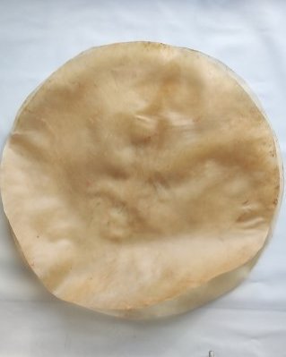 Thick drum cow / steer skin without hair XXL