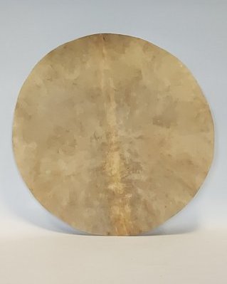 Shaved very thick djembe elk skin L