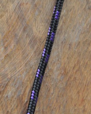 Djembe PES rope 6 mm Black / violet 100 m