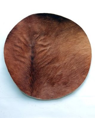 Thick djembe horse skin with hair L