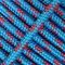 Reinforced djembe drum rope 4 mm Blue / Red 100 m