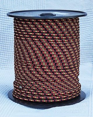 Djembe PES rope 6 mm Black / Spain 100 m
