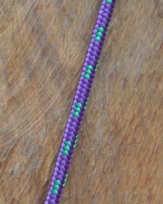 Djembe PES rope 6 mm Violet / green 100 m