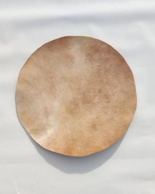 Semi-thick djembe donkey skin with hair M