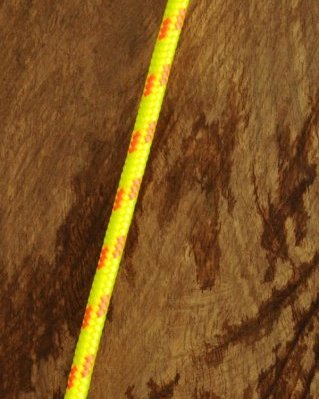 Djembe PES rope 6 mm Fluo yellow / orange 100 m