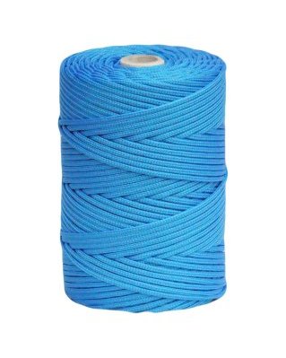 PA hollow djembe drum rope 4 mm Blue 160 m