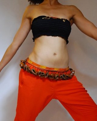 Ekpiri rattle belt L