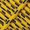 Reinforced djembe drum rope 5 mm Sunflower yellow / Black 20 m