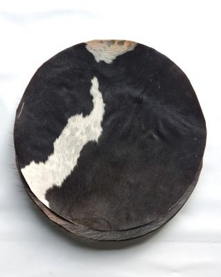 Thin djembe cow / calf skin with hair L