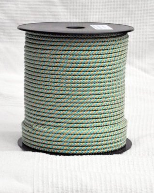 Djembe PES rope 5 mm Diagonale Pastel blue / beige 100 m