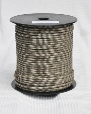 Djembe PES rope 5 mm Zigzag Brown / sand 100 m