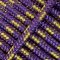 Reinforced djembe drum rope 5 mm Violet / Sunflower yellow 20 m