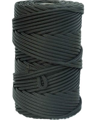 PA hollow djembe drum rope 6 mm Black 120 m