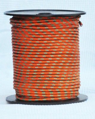 Djembe PES rope 6 mm Copper / green 100 m