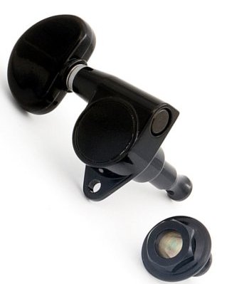 Tuning machines for kora ngoni Black