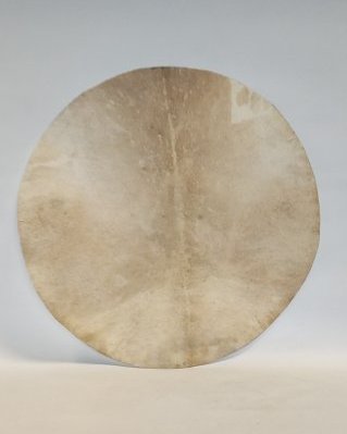 Shaved semi-thick djembe elk skin L