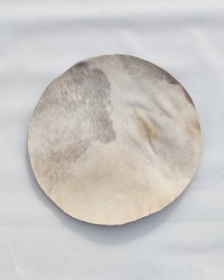 Very thin djembe donkey skin with hair M