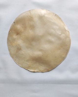 Semi thick drum cow / steer skin without hair S