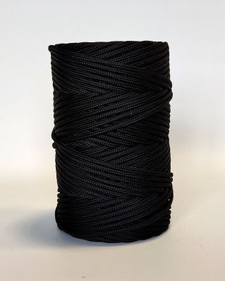 PA hollow djembe drum rope 5 mm Black 210 m